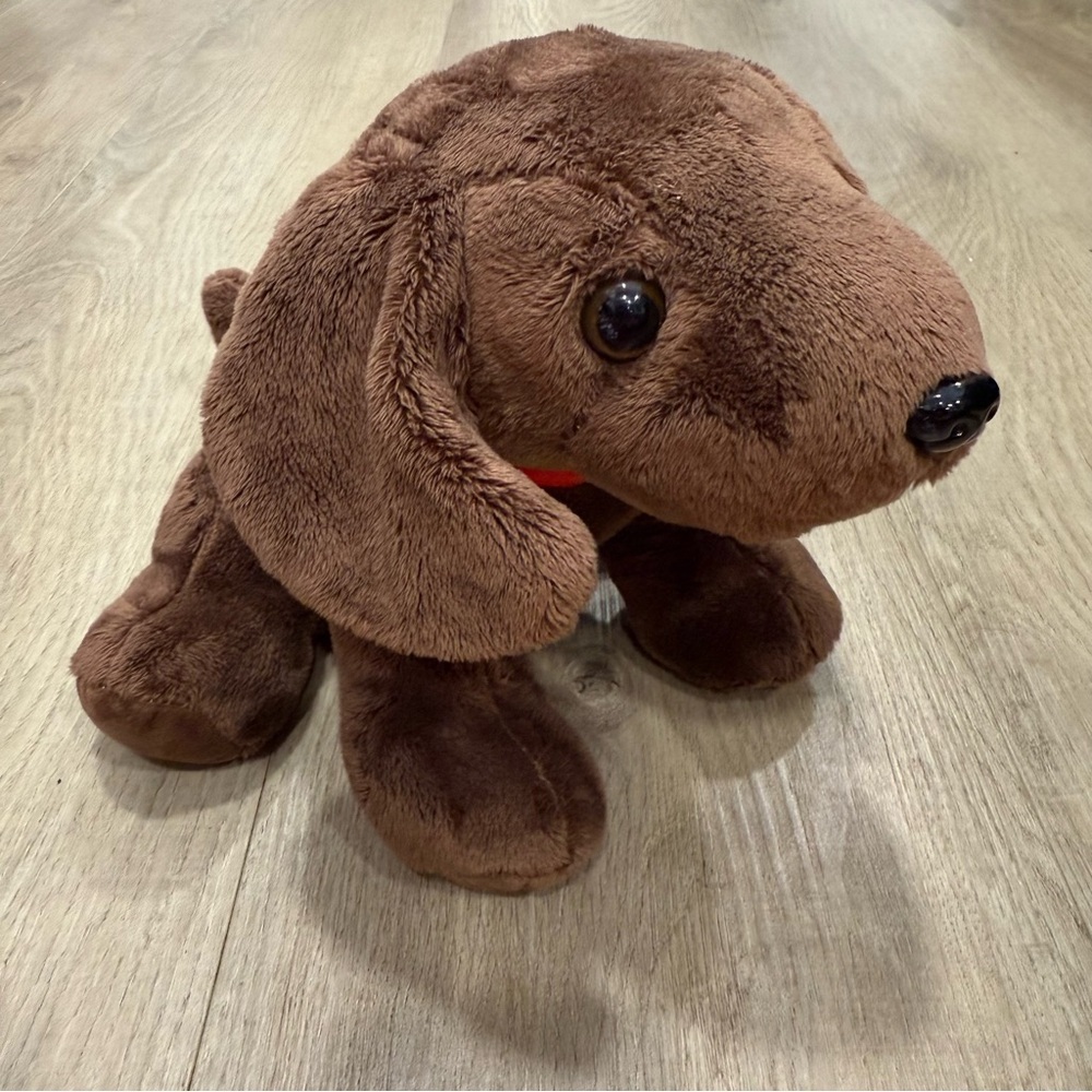 Cuddle + Calm Weighted Huggable Soothing Brown Labrador Plush Toy 14”